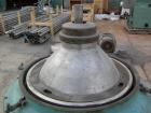 USED: Alfa-Laval WSPX-213-TGT-74G desludger centrifuge, 316 stainless steel. 3 phase separator, deep cover design. Driven by a 15 kw direct drive, 3/50/415 volt, 1450 rpm motor. Missing top piping. B...