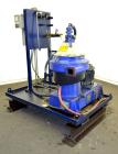 Used Alfa Laval WSPX 307 TGD-71G Desludger Disc Centrifuge. 2205 Stainless steel product contact areas. Separator design (liquid/liquid/solids separation). Maximum bowl speed 8400 rpm. Driven by a 7....