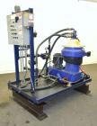 Used Alfa Laval WSPX 307 TGD-71G Desludger Disc Centrifuge. 2205 Stainless steel product contact areas. Separator design (liquid/liquid/solids separation). Maximum bowl speed 8400 rpm. Driven by a 7....