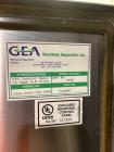 GEA Westfalia  GSC-45-06-177 Desludger Disc Centrifuge