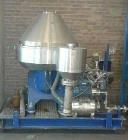 Used Veronesi Disc Centrifuge, Model AF2000 LEN122 XBC 50 CV WP