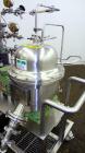 Used Stainless Steel Westfalia Ultra Polishing Desludger Disc Centrifuge, CSA 1