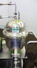 Used Stainless Steel Westfalia Ultra Polishing Desludger Disc Centrifuge, CSA 1