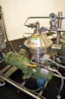 Used Stainless steel Westfalia Ultra Polishing Desludging Disc Centrifuge, CSA-