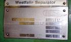 Used Stainless steel Westfalia Ultra Polishing Desludging Disc Centrifuge, CSA-