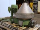 Used Westfalia Desludger Disc Centrifuge, Model GSE-200-06-777