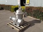 Used Westfalia KSA 6-01-076 Desludger Disc Centrifuge, stainless steel construction (product contact areas), max bowl speed 7570 rpm, separator design (liquid/liquid/solids separation), light and hea...