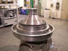 USED: Westfalia separator model MSA 100, CIP. Including 35 hp motor, controls, base plate, blow down can, water harness. 27,500 pounds per hour separation; 40,000 pounds per hour standardization.