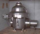 USED: Westfalia separator model MSA 100, CIP. Including 35 hp motor, controls, base plate, blow down can, water harness. 27,500 pounds per hour separation; 40,000 pounds per hour standardization.