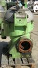 USED: Westfalia OSA-335-02-066 oil purifier disc centrifuge. Max bowl speed 6500 rpm, separator design, light phase centripetal pump, heavy phase gravity discharge, direct drive configuration, approx...