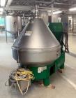 Used GEA Westfalia Profi 400/GSE 400 Desludger Disc Centrifuge. 316 Stainless steel construction (product contact areas). Clarifier design (liquid/solids separation), centripetal pump liquid discharg...