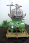 Used Stainless Steel Westfalia Refining Desludger Disc Centrifuge, RSA-80-01-576 