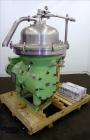 Used Stainless Steel Westfalia Refining Desludger Disc Centrifuge, RSA-80-01-576 