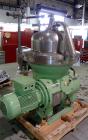 Used Stainless Steel Westfalia Refining Desludger Disc Centrifuge, RSA-80-01-576 