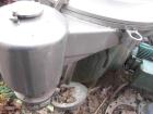 Used Westfalia separator, type RSA60-01-076. Material of construction is 316 stainless steel. Max bowl speed 6450 rpm by a 22.5 hp/15 kw-380 volt/50 cycle/3 ph motor. Includes sludge tank.