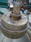 Used Westfalia separator, type RSA60-01-076. Material of construction is 316 stainless steel. Max bowl speed 6450 rpm by a 22.5 hp/15 kw-380 volt/50 cycle/3 ph motor. Includes sludge tank.