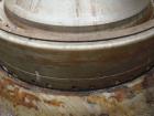 Used Westfalia separator, type RSA60-01-076. Material of construction is 316 stainless steel. Max bowl speed 6450 rpm by a 22.5 hp/15 kw-380 volt/50 cycle/3 ph motor. Includes sludge tank.