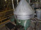 Used Stainless Steel Westfalia Refining Desludger Disc Centrifuge, RSE-200-01-5