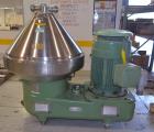 Used Westfalia SA-100-36-177 Desludger Disc Centrifuge