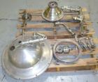 Used Westfalia SA-14-06-076 Desludger Disc Centrifuge, 316 stainless steel construction on product contact areas. Maximum bowl speed 7560 rpm, clarifier design (liquid/solids), centripetal pump liqui...