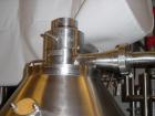 USED: Westfalia SA-160-06-177 Desludger Disc Centrifuge. Material of construction is stainless steel on product contact parts. Max bowl speed 3300 rpm by a 187.5 hp/125 kw, 380 volt/50 cycle/3 ph bel...