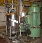 Used Westfalia SA-160-33-177 Desludger Disc Centrifuge. Stainless steel construction (product contact areas), separator design (liquid/solids separation). Max bowl speed 3300 rpm. Light phase gravity...
