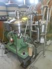 Used Westfalia SA 19-47-076 Desludger Disc Centrifuge. 316 Stainless steel (product contact areas), maximum bowl speed 8150 rpm. Hermetic clarifier design, drive motor (50 hz). Control panel. Mounted...