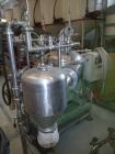 Used Westfalia SA 19-47-076 Desludger Disc Centrifuge. 316 Stainless steel (product contact areas), maximum bowl speed 8150 rpm. Hermetic clarifier design, drive motor (50 hz). Control panel. Mounted...