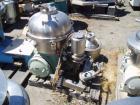 Used-Westfalia SA-20-06-076 Desludger Disc Centrifuge. 316 stainless steel construction on product contact areas, max bowl s...