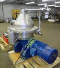 Used Westfalia SA-35-33-576 Desludger Disc Centrifuge.
