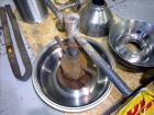 Used Westfalia SA-35-36-076 Desludger Disc Centrifuge. 316 stainless steel (product contact areas), 6550 rpm maximum bowl speed, clarifier design (liquid/solids separation), centripetal pump liquid d...