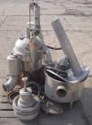 Used Stainless Steel Westfalia Self-Thinking Separator/Desludger Centrifuge, SA