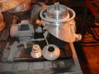 Used Westfalia SA00H-205 (SA1-02-076) Pilot Scale Desludger, Sanitary Separator Design. Maximum bowl speed 10,000 rpm, max feed rate 3.5 gpm, pump discharge on light phase. 1.5 hp motor 420/3/50/1410...