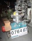 USED: Westfalia SA-14-01-576 desludger disc centrifuge, 316 stainlesssteel construction on product contact areas. Max bowl speed 7570 rpm,separator design, light and heavy phase centripetal pump liqu...