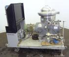 Used Westfalia SA14-06-076 Desludger Disc Centrifuge. 329 Stainless steel construction on product contact areas. Maximum bowl speed 7560 rpm, clarifier design (liquid/solids separation), centripetal ...