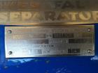 Used Westfalia Separator, Model SA14-06-076. 7560 rpm, 7.5hp 240v 3 phase motor. Manual operating valve. Permissible density of product to be treated: Heavy Liquid 1.0 kg/cu. cm. Solids 1.4 kg/ cu. c...