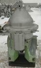 USED: Westfalia SA35-01-576 desludger disc centrifuge. 316 stainless steel construction on product contact areas, max bowl speed 6000 rpm, separator design, light and heavy phase centripetal pump liq...