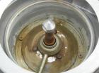 Used Westfalia SA7-06-076 Desludger Disc Centrifuge, 316 Stainless Steel Construction (Product Contact Areas). Maximum bowl speed 8400 rpm, clarifier design, centripetal pump liquid discharge. Driven...