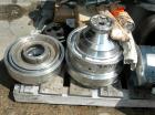 USED: Westfalia SAM-3036 Desludger Disc Centrifuge. 316 stainless steel construction on product contact areas, clarifier design. Max bowl speed 6500 rpm. Direct driven by a 7.5 kw (10 hp), 3/50/380 v...