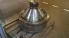 Used Westfalia SAMM 12006 Disc Centrifuge. 421 Stainless steel construction (product contact areas). Maximum bowl speed 4500 rpm, separator design, direct drive, 30 hp/22 kw drive motor (380/3/50). I...