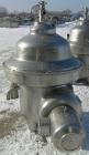 USED: Westfalia SAMM-12006 desludger disc centrifuge. 316 stainless steel construction on product contact areas, max bowl speed 4500 rpm, separator design, centripetal pump liquid discharge, 26 kw (3...