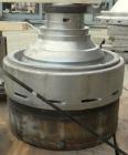 Used- Westfalia Disc Centrifuge, Model SAMN 5036, 434 Stainless Steel. Driven by a 5.5 kW bowl top, disc stack, centripetal ...