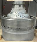 Used Westfalia Disc Centrifuge, Model SAMN-5036, 329 stainless steel. Maximum bowl speed 6500 rpm, centripetal pump liquid discharge. Direct driven by an approximately 20 hp motor.