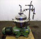 Used Westfalia SAMN-5036 Desludger Disc Centrifuge.