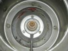 Used Westfalia SAMN-5036 Desludger Disc Centrifuge, 329 Stainless Steel Construction (Product Contact Areas). Max bowl speed 6500 RPM, separator design, light phase gravity liquid discharge, heavy ph...