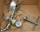 Used Westfalia SAMN-5036 Desludger Disc Centrifuge, 329 Stainless Steel Construction (Product Contact Areas). Max bowl speed 6500 RPM, separator design, light phase gravity liquid discharge, heavy ph...