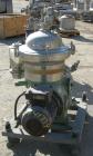 USED: Westfalia SAMR-3036 desludger centrifuge. 316 stainless steel clarifier design. Max bowl speed 7500 rpm, 7.5 kw drive motor.