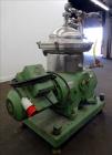 Used Westfalia SAMR-3036 Desludger Disc Centrifuge. 316 Stainless steel (product contact areas), maximum bowl speed 7500 rpm, clarifier design (liquid/solids separation), centripetal pump liquid disc...