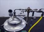 Used Westfalia SAMR-3036 Desludger Disc Centrifuge. 316 Stainless steel (product contact areas), maximum bowl speed 7500 rpm, clarifier design (liquid/solids separation), centripetal pump liquid disc...