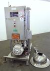 Used Westafalia SAMR 5036 Desludger Disc Centrifuge. 329 Stainless steel construction (product contact areas), maximum bowl speed 6500 rpm. Clarifier design (liquid/solids separation), centripetal pu...